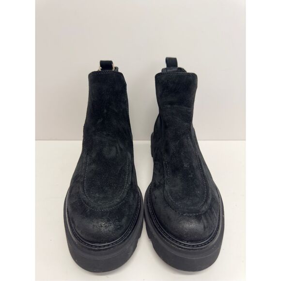 Sofft Chelsea Boots Size 7.5 Black Leather Samira Waterproof Pull On NEW - Picture 4 of 10